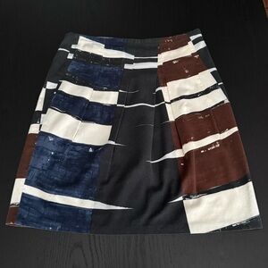 Akris Punto Abstract Print Skirt